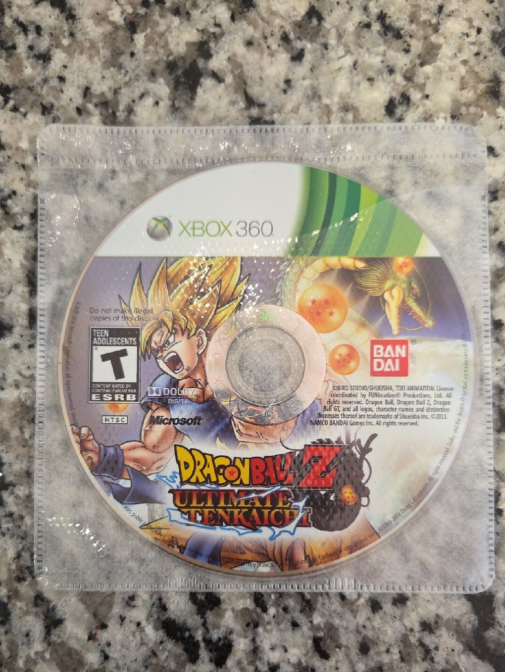 Dragon Ball Z: Ultimate Tenkaichi Xbox 360 - NO CASE